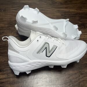 New Balance Men’s Fresh Foam 3000 V6 Molded Baseball Cleats White Size 16